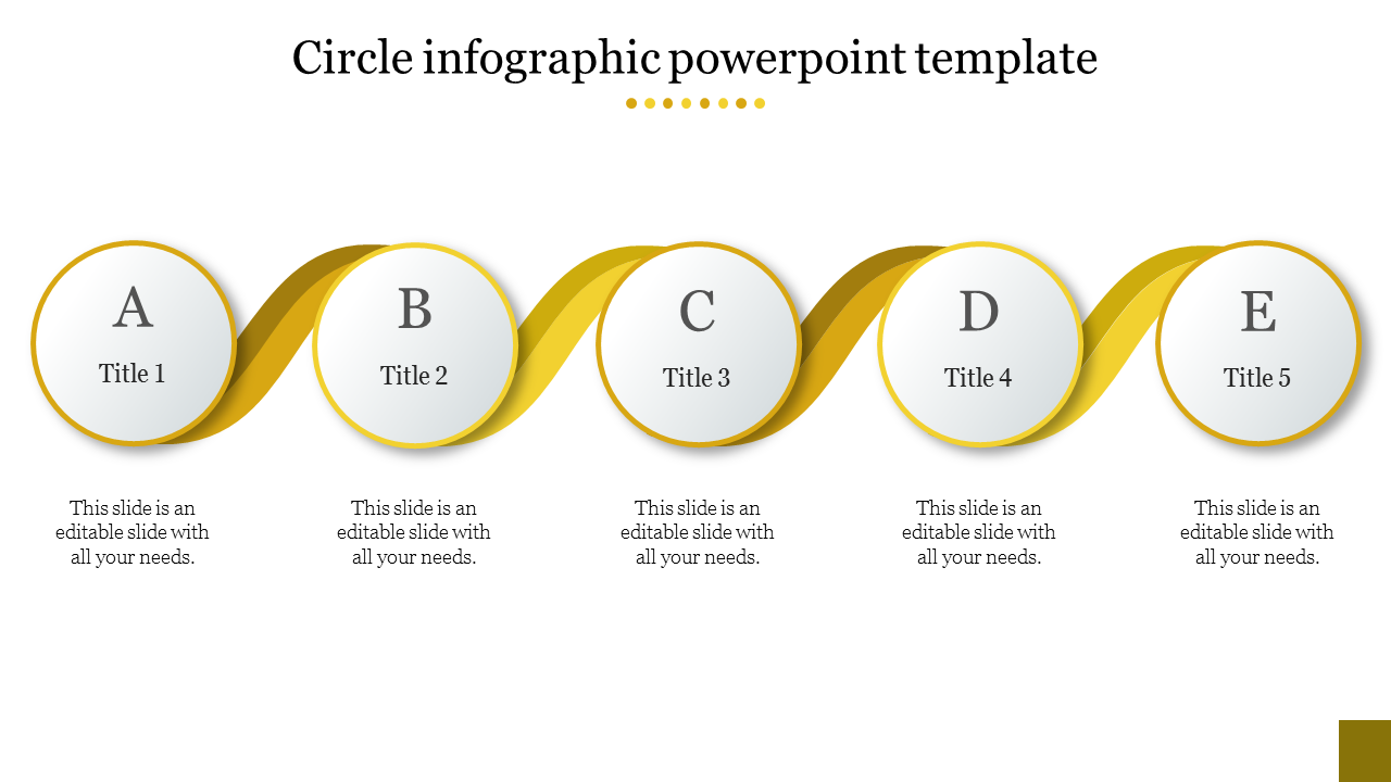 Free - Download Unlimited Circle Infographic PowerPoint Template